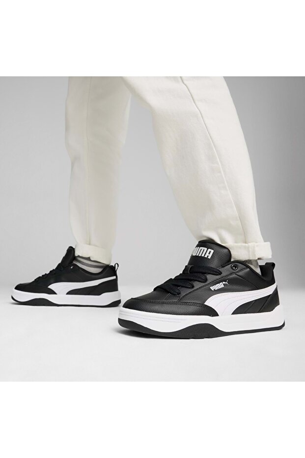 395084 Park Lifestyle Unisex Spor Ayakkabı SİYAH-BEYAZ - 2