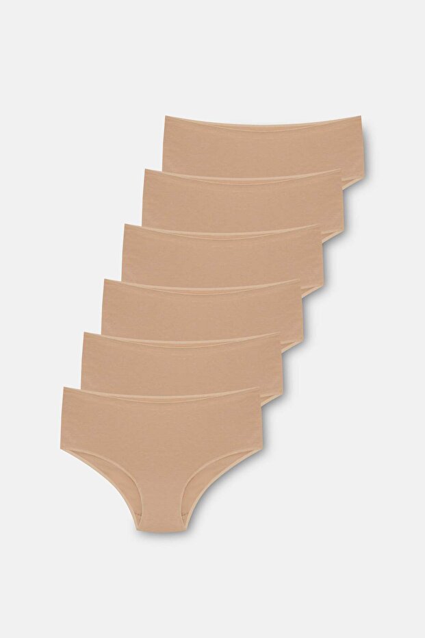 Mila ten high waist 6-pack Cotton panties