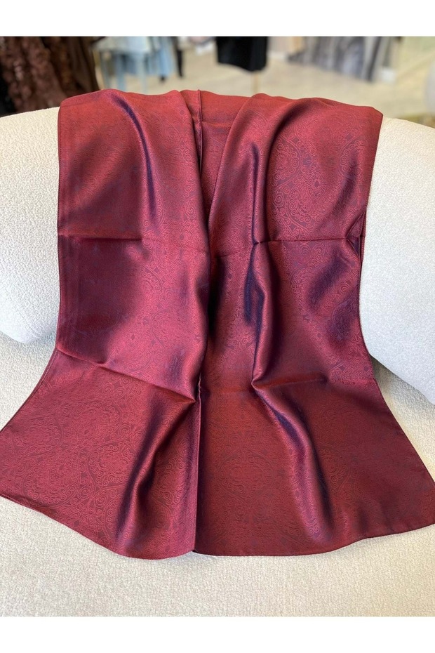 Silk Handmade Des Patterned Karli Shawl - 3