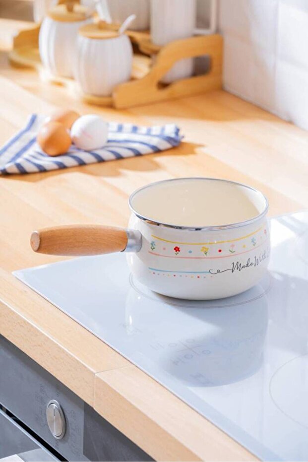 Made With Love Enamel Milk Jug / Sauce Boat - 14 cm XAP-07720