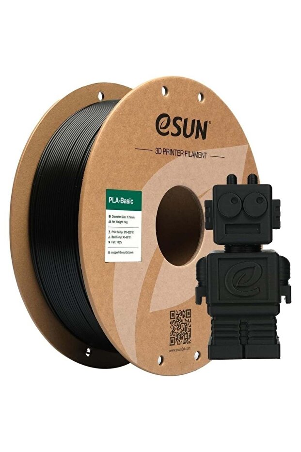 Siyah PLA Basic Filament 1.75mm 1kg
