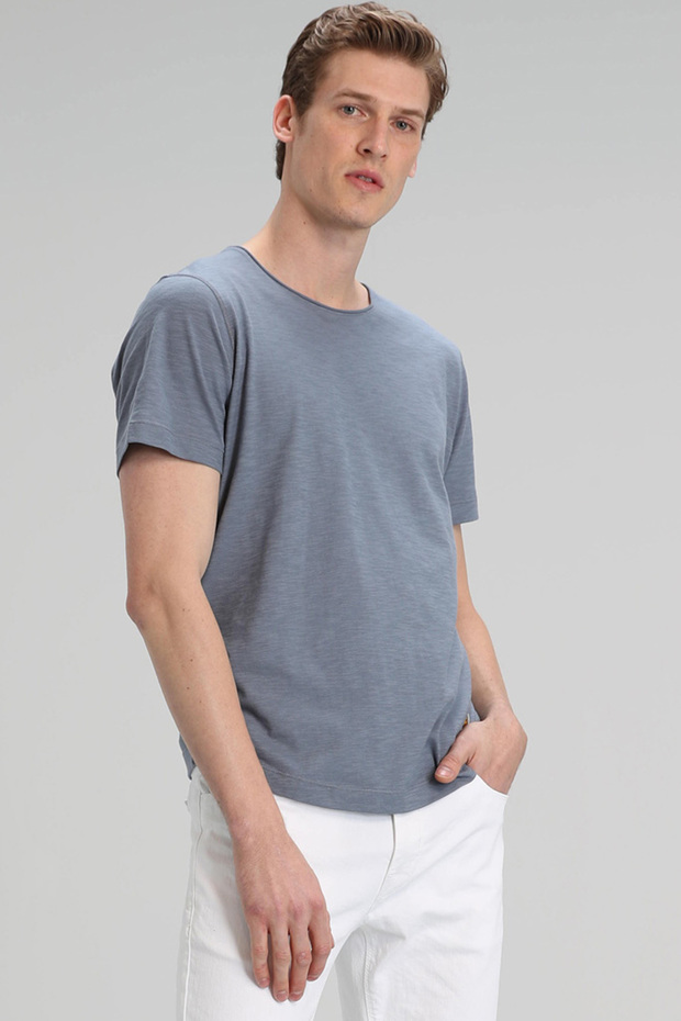 Junya Erkek Basic Tişört Koyu Gri - 2