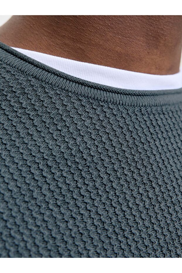 Strickpullover Einfarbig Strickpullover - 5