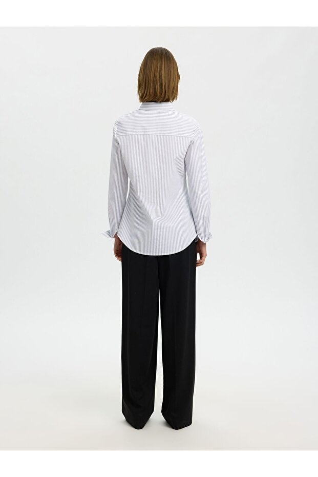 Streifenshirt Taillierte - 3