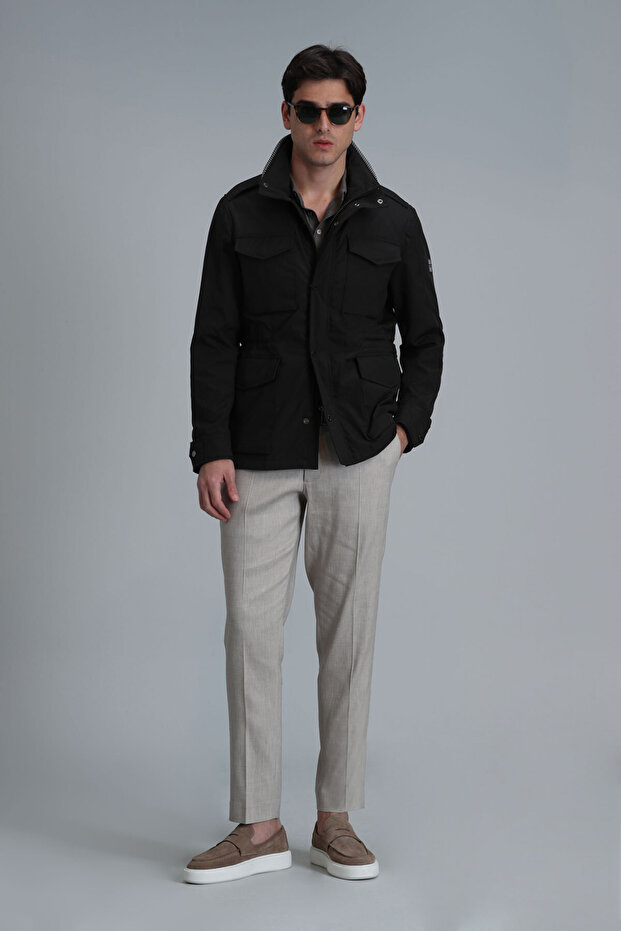 Cameron Herrenmantel Schwarz - 2