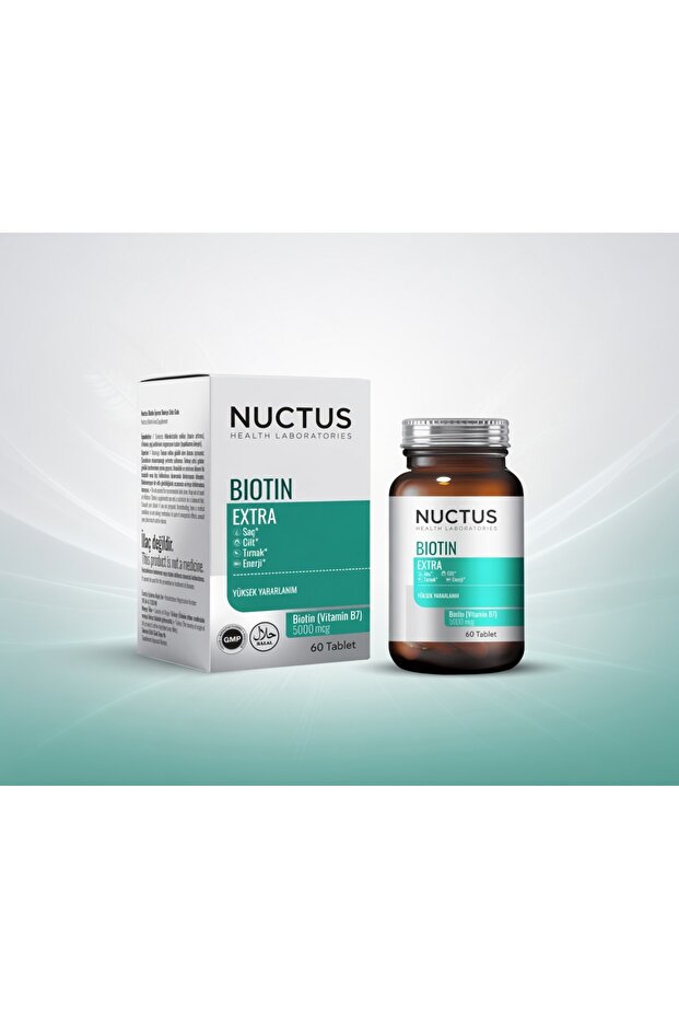 BİOTİN 60 TABLET - Saç, Cilt, Tırnak, Enerji. - 1