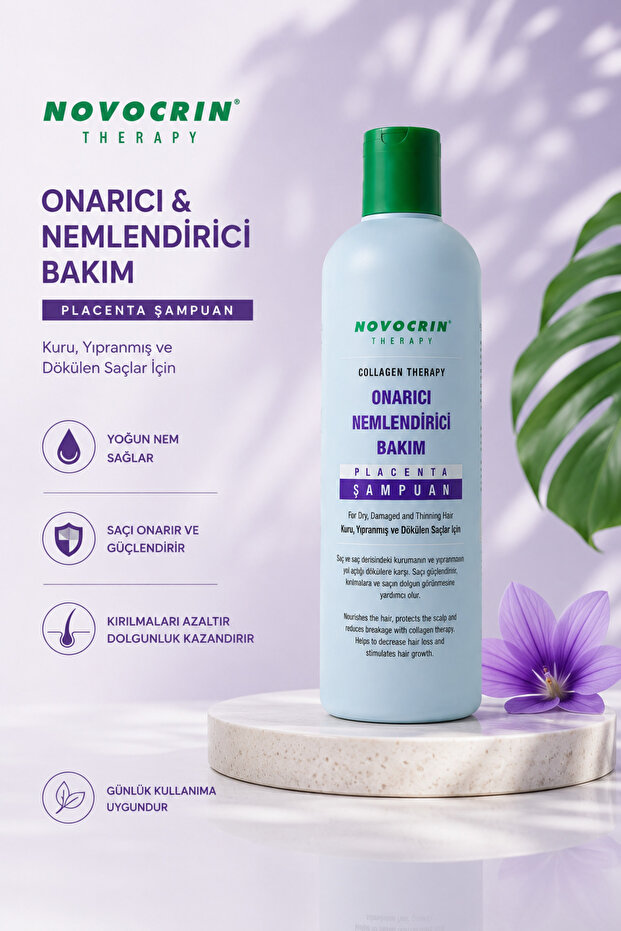 300 ml Placenta Collagen Therapy - Repairing and Moisturizing Care Shampoo