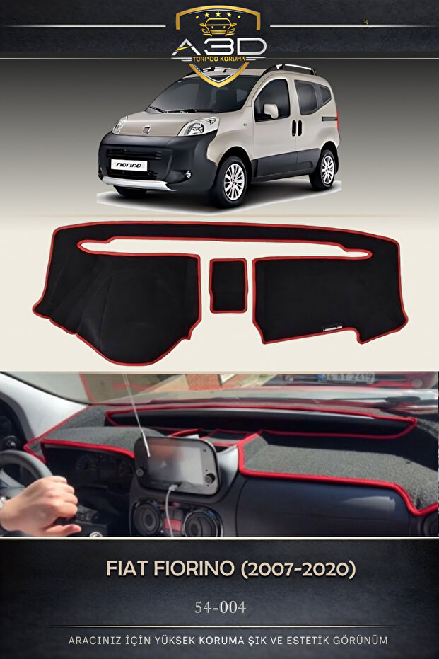 Fiat Fi̇ori̇no (2007-2026) Dashboard Protection Protective Cover