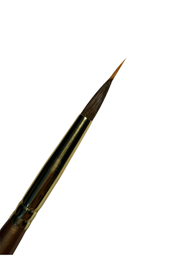 Kolinsky Natural Chambered Tile Polishing Brush, Size M, 1 Piece