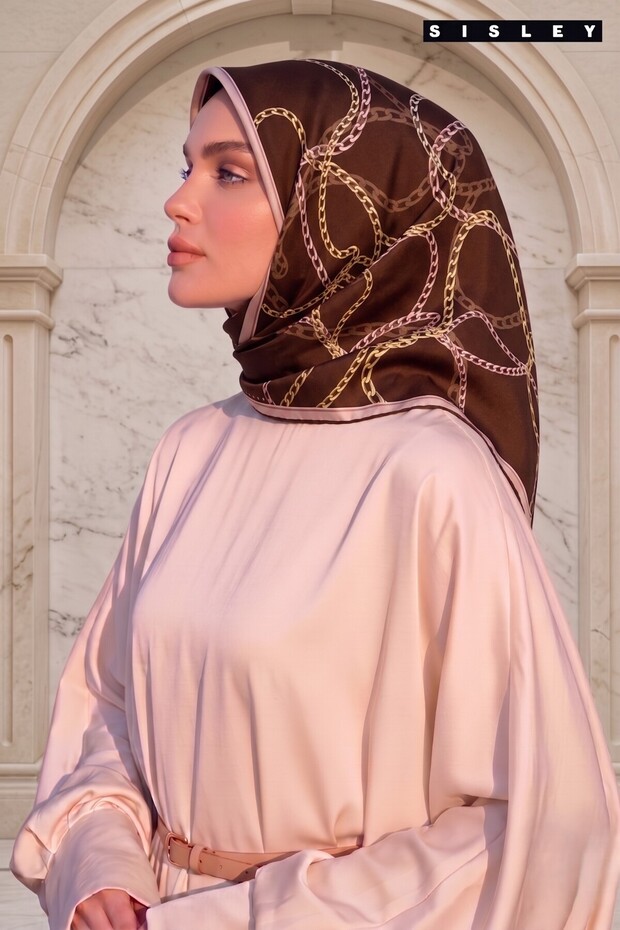 وشاح حرير ساتان-2033-90*90