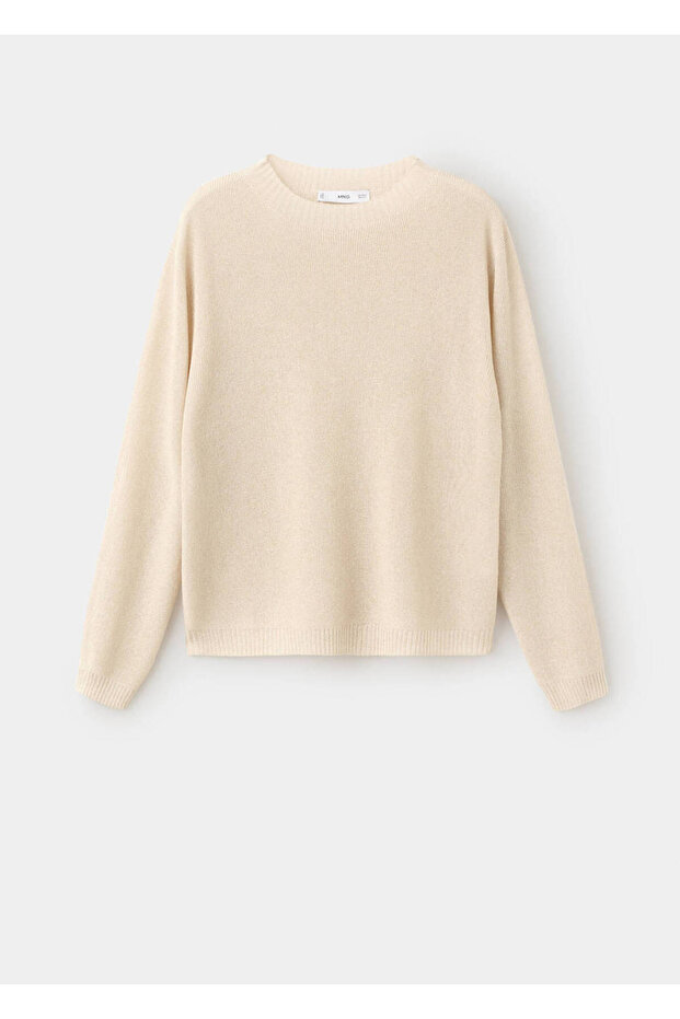 Dünner Lurex-Strickpullover - 3
