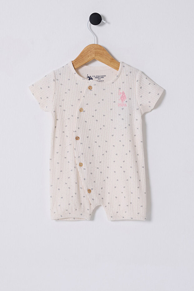 Baby Girl White Jumpsuit