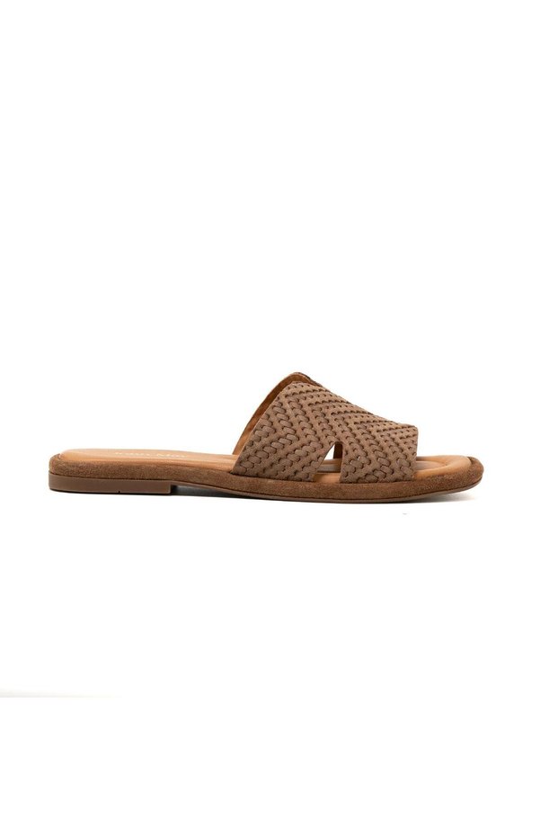 Women / Girls Slippers Rc-25Y-001-R29645 John May Tobacco Suede