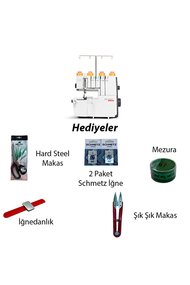 B44 Overlok Makinesi ( Hediyeli)