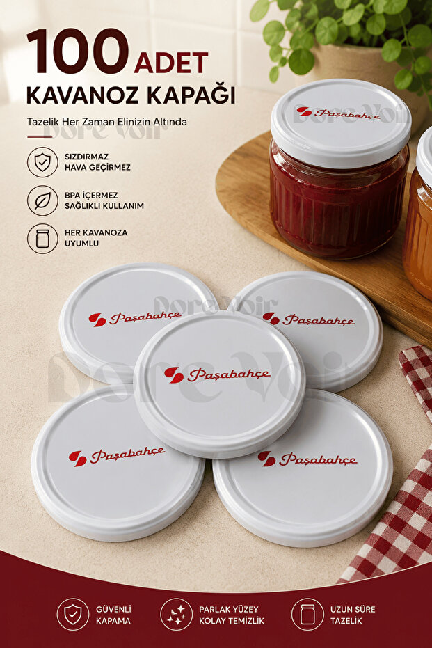 100 Pieces of Canning Jar Lids/Silicone Lids - Original Product