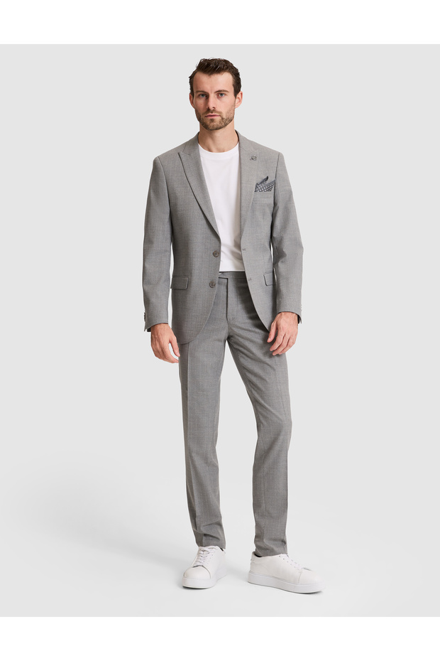 Smoked Extra Slim Fit Swallow Collar Striped Suit 50325234-Vr058