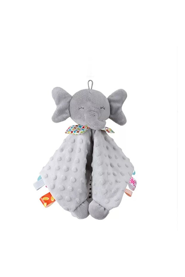 Datgo Elephant Baby Comforter Blanket Soft Appease Towel Baby Rattle Animals Toys Soothe Reassure Sl