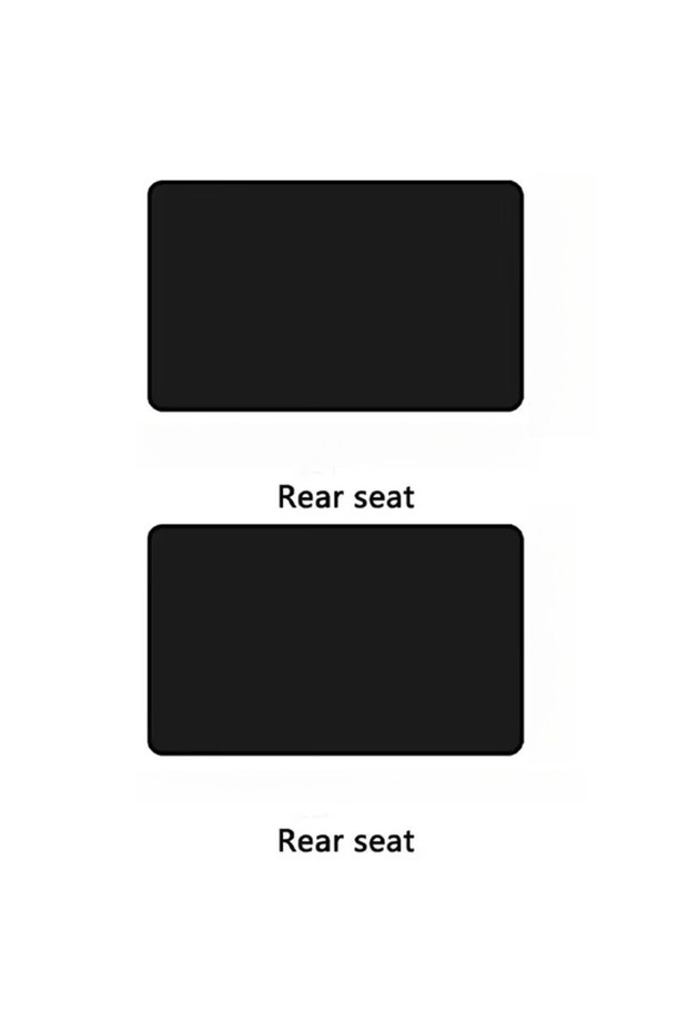 2pc rear hei jiao Magnetic Car Window Sunshade Cover Summer UV Protection Car Side Front Rear Window