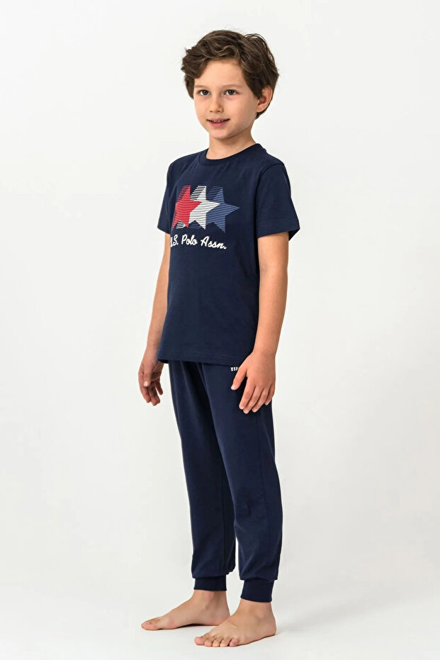 4-15 Years Licensed Us Polo Assn Boys' Suit-Navy Blue