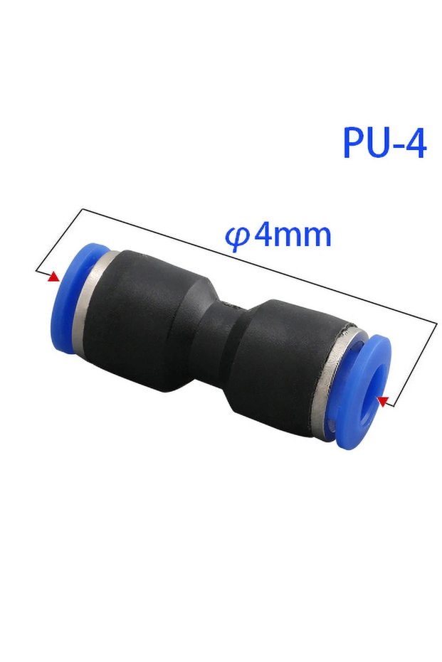 5PCS PU4mm Pu Pneumatic Fittings Plastic Connector PG 4mm 6mm 8mm 10/12/14mm 16mm Air Water Hose Tub