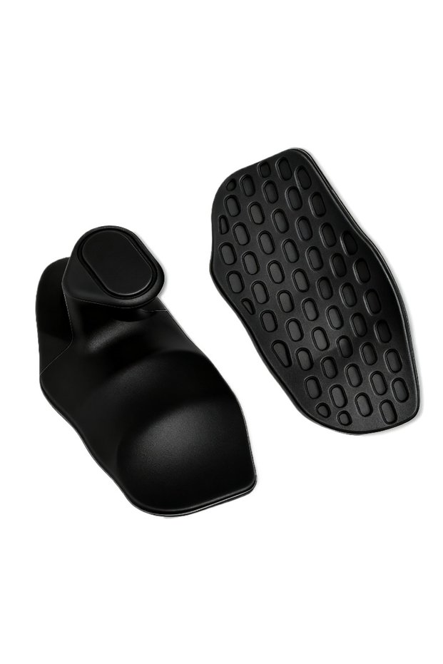 Black (2Pcs) 2Pcs Weight Lifting Grips Workout Gloves Flexible Hand Protection For Men Women Gym Fin
