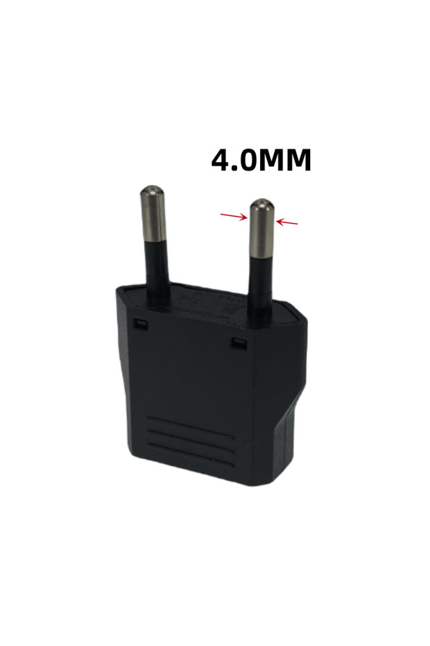 Black EU 4.0MM America European Mini CN UK EU To US AU Power Plug Adapter Russia Australia Travel Pl
