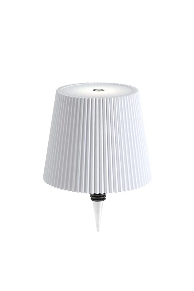 مصباح طاولة لاسلكي LED على شكل زجاجة نبيذ أبيض بخطوط رفيعة، قابل للتعتيم بثلاثة ألوان، قابل لإعادة الشحن عبر USB