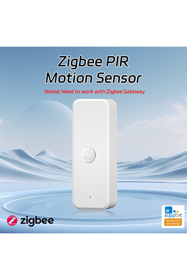مستشعر حركة Zigbee PIR بيج، مستشعر حركة ذكي يعمل بتقنية Zigbee PIR، مستشعر منزلي ذكي ضد السرقة، تحكم عن بعد عبر تطبيق eW