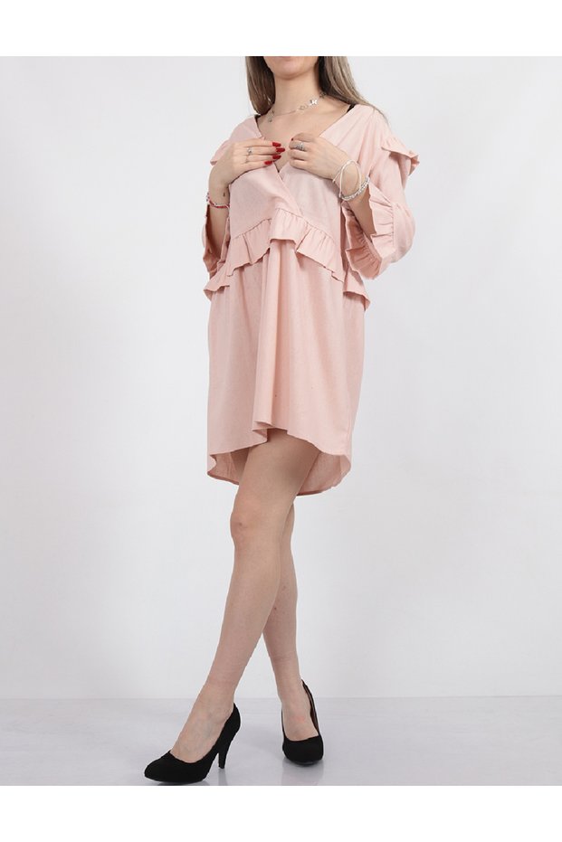 Rochie scurta, Roz
