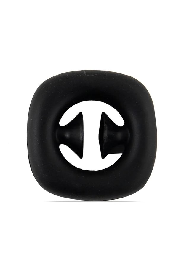 black 1pcs Anti Pressure Finger Grip Stress Reducing Toy Adult Pressing Silicone Grip Device Finger