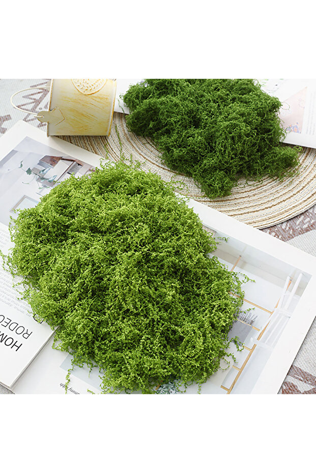 30g About 20g Artificial Green Plants Polyester Moss Grass Home Living Room Garden Decoration Mini L