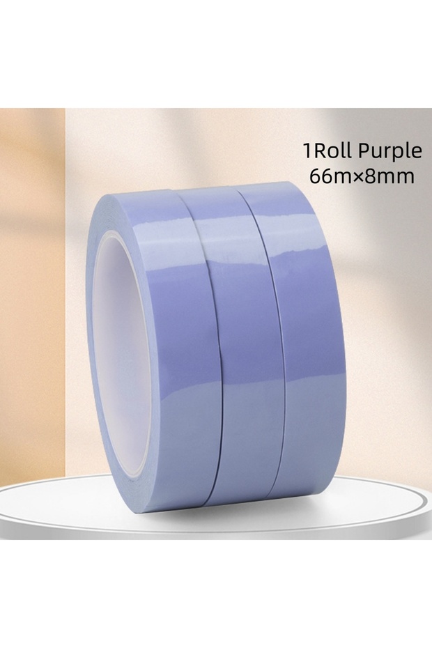 Purple 9colors 1Roll Dental Identification Tape 66m×8mm PET High Tempe Resistant Marla Tape Instrume