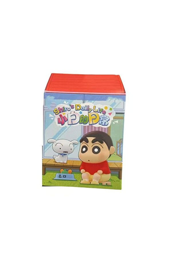 Randomly one Crayon Shin Chans Little White's Daily Life Blind Box Figurines Trendy Toys Desktop Or