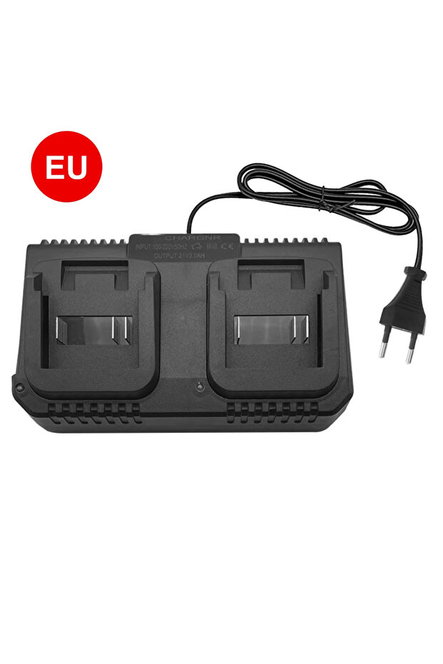 EU Plug 3A Lithium Battery Charger Fast Charging EU/US Plug Power Tool Portable Charger for Makita 1