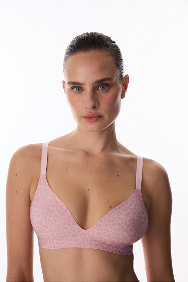 Pink Invisible Fit Triangle Bra