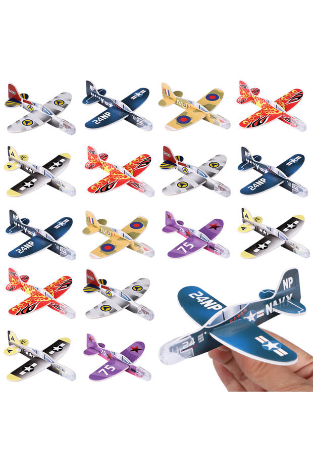20Pcs Mix 20-100Pcs Mini Hand Throw Airplane Kids Birthday Party Favors Goodie Pinata Fillers Toy DI
