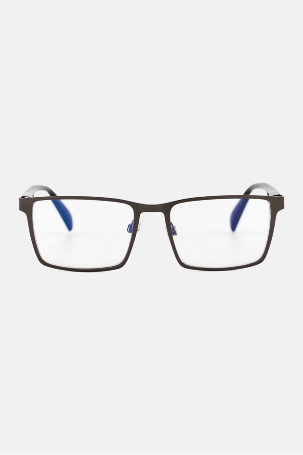Women WRJ1778S Rectangular Reading Glasses, Gunmetal