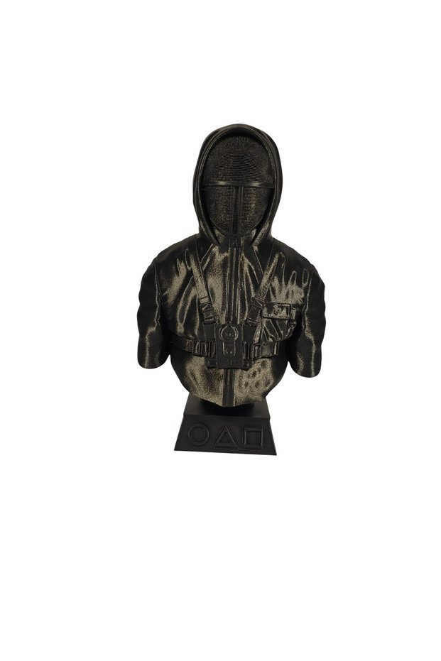 Squid Game Bust 3d black