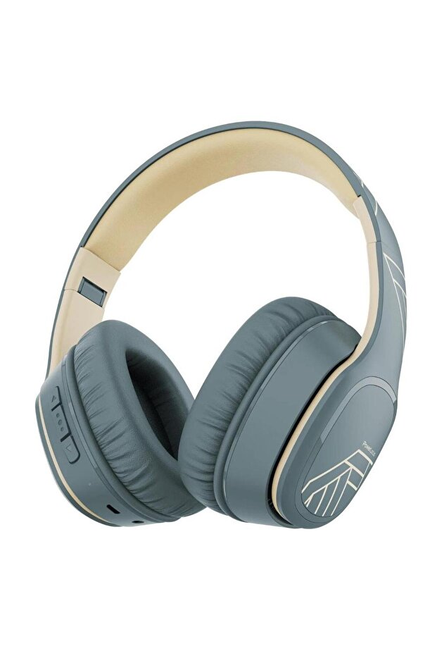 Casti Bluetooth Over-Ear P7, Microfon (Gri) - 4