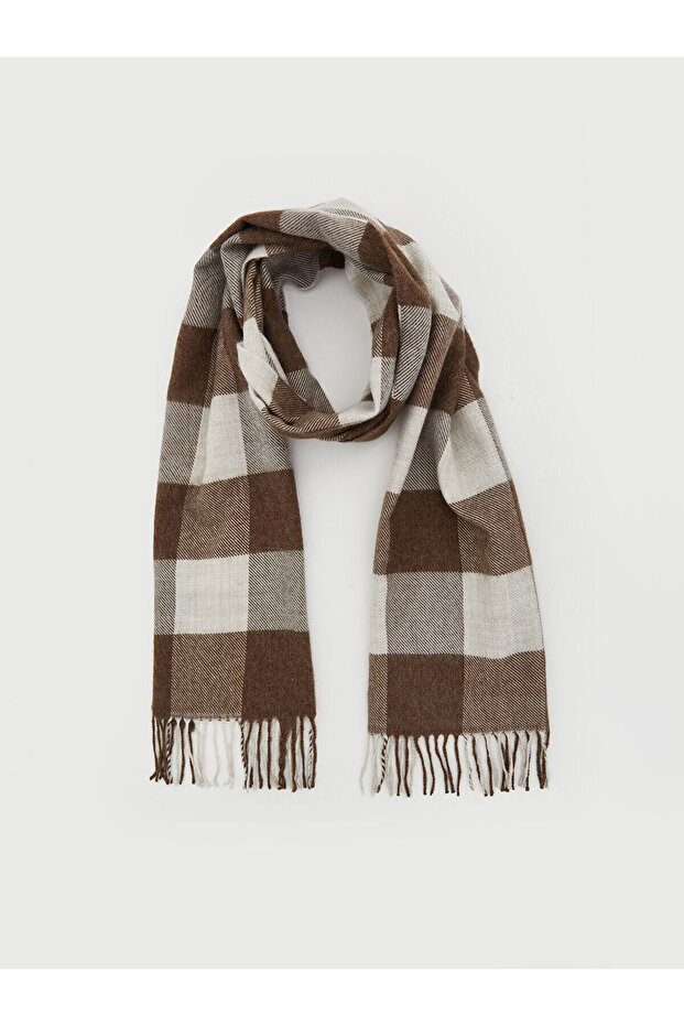 Peak New Season Plaid Patterned Men's Scarf