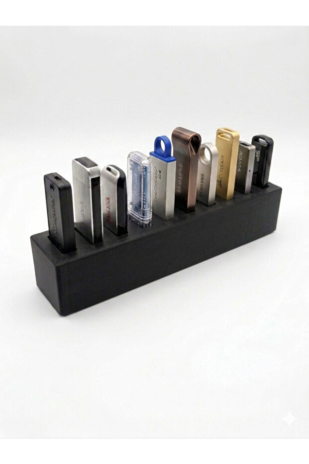 حامل منظم ذاكرة USB صغير الحجم - منظم من 10 قطع