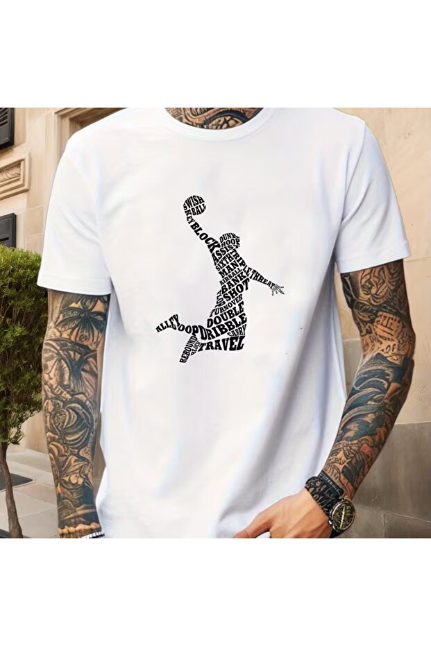 Printed T-Shirt. Short Sleeve Summer & Spring Casual Top Wear T-Shirt