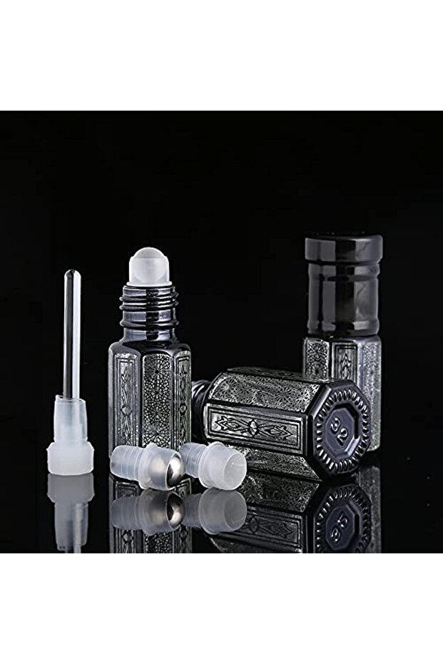 Empty Bottles Crystal Bottle Black 12 ml