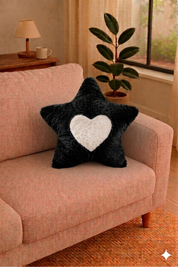 Decorative Star Pillow Heart Pillow Throw Pillow Cushion