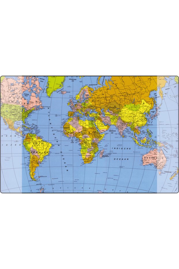 Office folder 38 x 58 cm, - world map