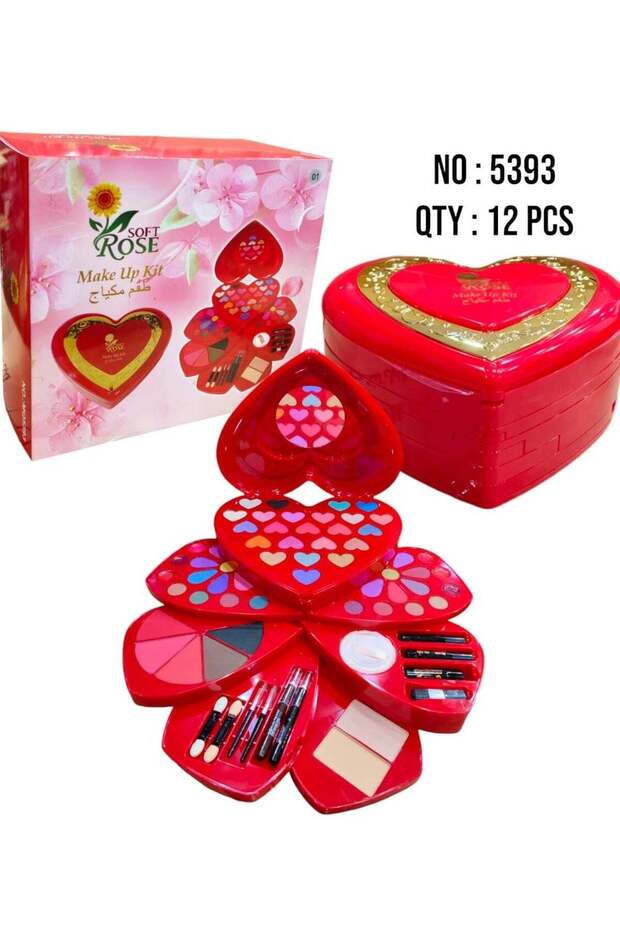 Multi-Purpose Red Makeup Set All-in-One - 1