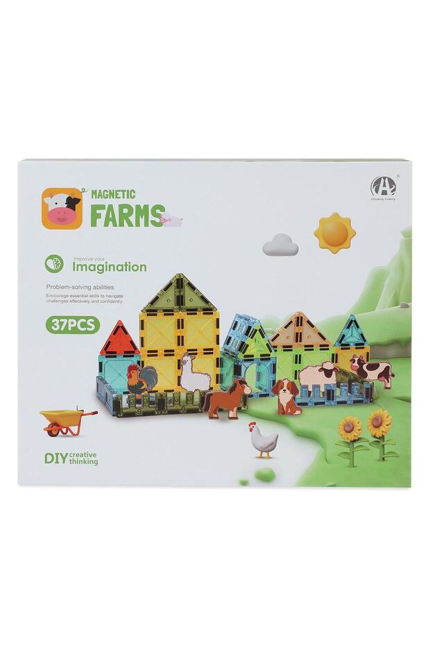 Magnetic Blocks 37 Pieces 5.5cm - Standard
