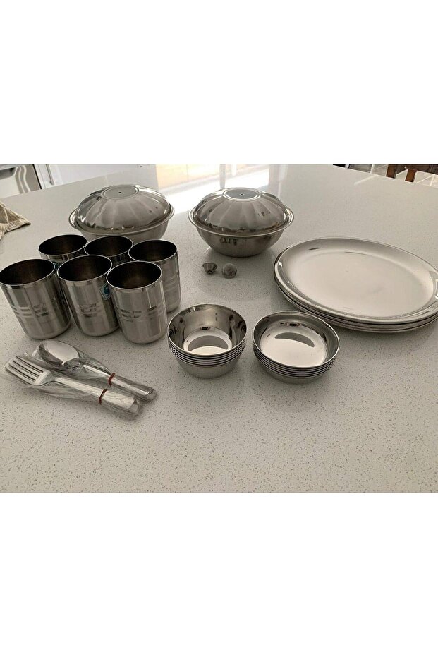 Stainless Steel Dinnerware Set 40 Pieces