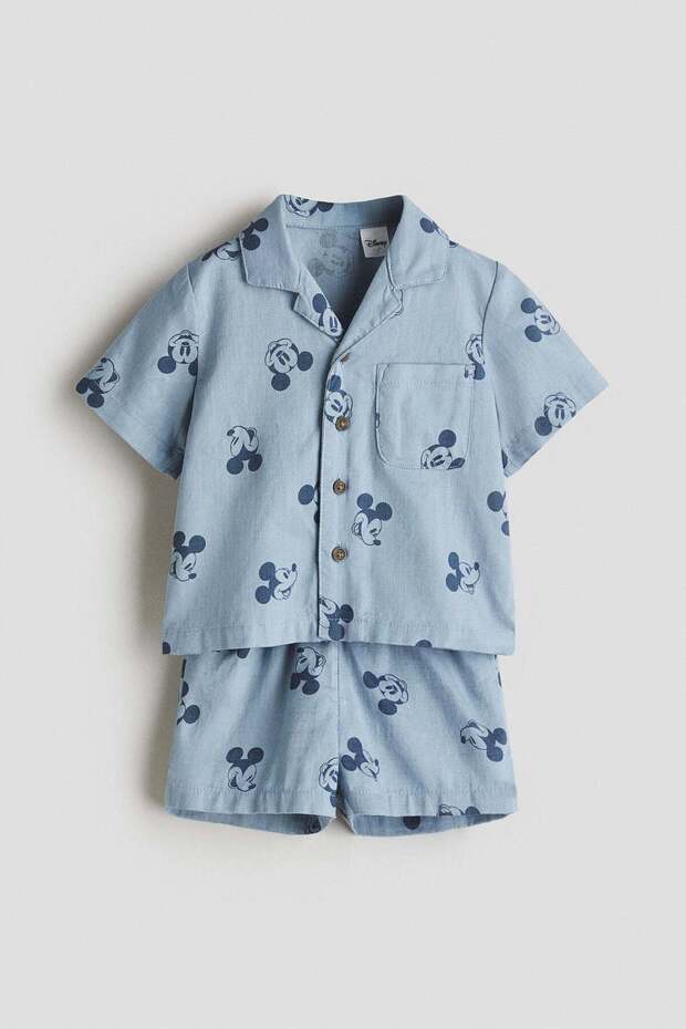 2-piece printed cotton set