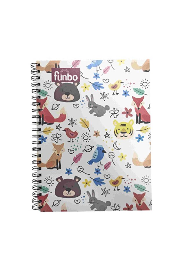 5 Subject Polypropylene Cover A4 Spiral Notebook